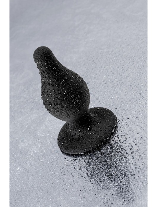 Черная анальная втулка Spade M - 10 см. - Erotist Adult Toys