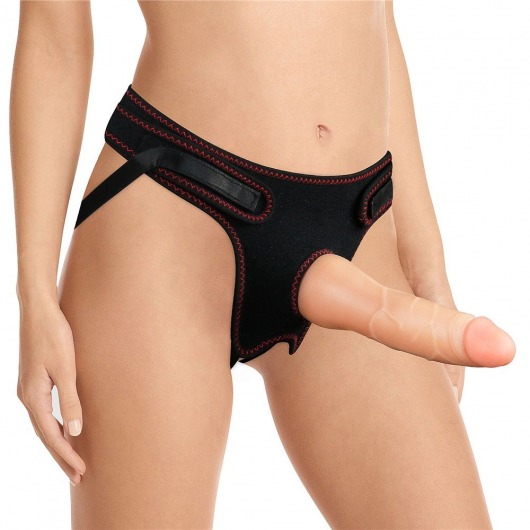 Женский страпон Easy Strapon Set 7.5 - 19 см. - Lovetoy - купить с доставкой в Северске