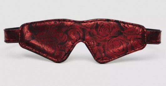 Двусторонняя красно-черная маска на глаза Reversible Faux Leather Blindfold - Fifty Shades of Grey - купить с доставкой в Северске