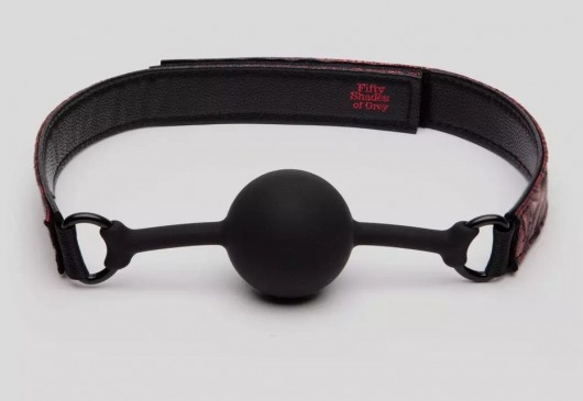 Кляп-шар на двусторонних ремешках Reversible Silicone Ball Gag - Fifty Shades of Grey - купить с доставкой в Северске
