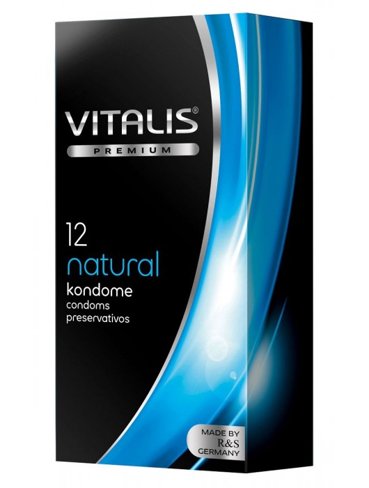 Классические презервативы VITALIS PREMIUM natural - 12 шт. - Vitalis - купить с доставкой в Северске