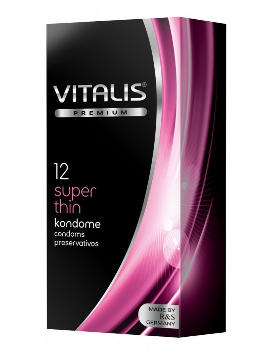 Ультратонкие презервативы VITALIS PREMIUM super thin - 12 шт. - Vitalis - купить с доставкой в Северске