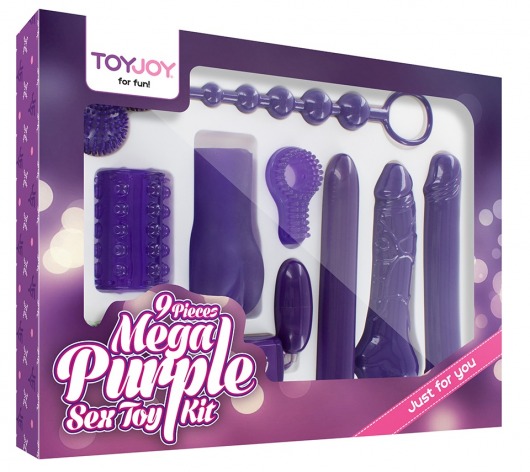 Эротический набор Toy Joy Mega Purple - Toy Joy - купить с доставкой в Северске