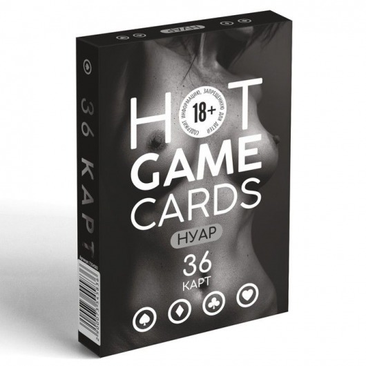 Игральные карты HOT GAME CARDS НУАР - 36 шт. - Сима-Ленд - купить с доставкой в Северске