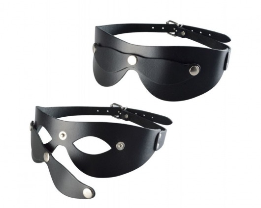 Черная кожаная маска  Новичок - Sitabella - купить с доставкой в Северске
