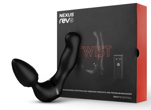 Черный гибридный вибромассажер Nexus Revo Twist - Nexus Range - в Северске купить с доставкой