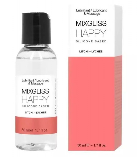 Смазка на силиконовой основе Mixgliss Happy - 50 мл. - Mixgliss - купить с доставкой в Северске