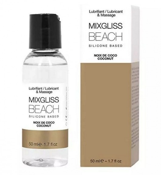 Смазка на силиконовой основе Mixgliss Beach - 50 мл. - Mixgliss - купить с доставкой в Северске
