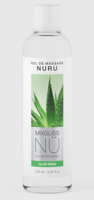 Массажный гель на водной основе Mixgliss NU Aloe Vera - 150 мл. - Mixgliss - купить с доставкой в Северске