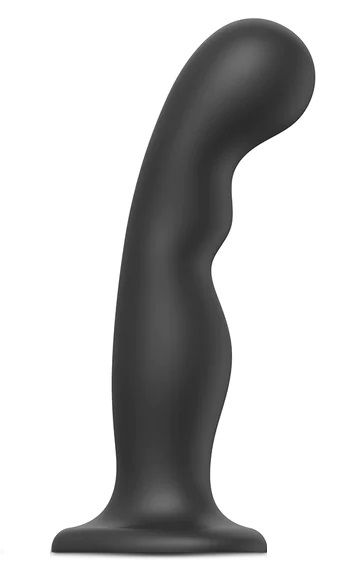 Черная насадка Strap-On-Me Dildo Plug P G size XXL - Strap-on-me - купить с доставкой в Северске