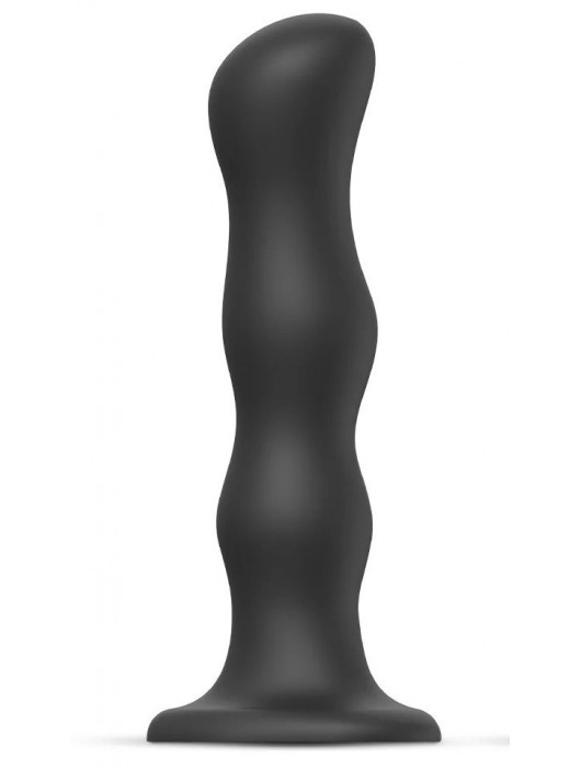 Черная насадка Strap-On-Me Dildo Geisha Balls size XL - Strap-on-me - купить с доставкой в Северске