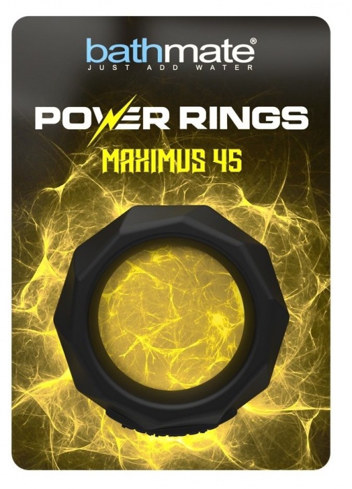 Черное эрекционное кольцо Maximus 45 - Bathmate - в Северске купить с доставкой