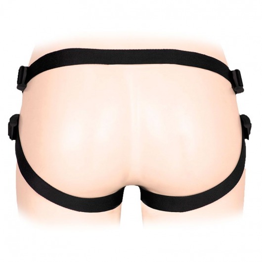 Черные трусики для страпона в комплекте с коннектором и насадкой - Notabu - купить с доставкой в Северске