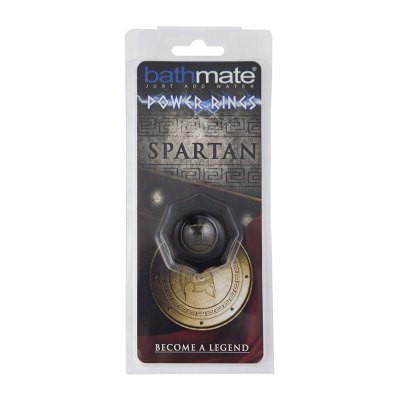 Чёрное эрекционное кольцо Spartan - Bathmate - в Северске купить с доставкой