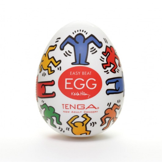 Мастурбатор-яйцо Keith Haring EGG DANCE - Tenga - в Северске купить с доставкой