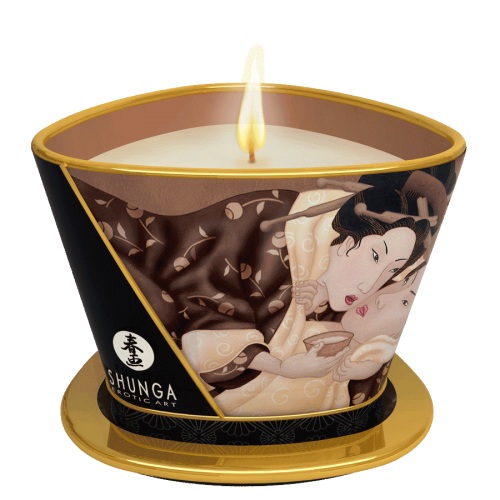 Массажная свеча Intoxicatin Chocolate с ароматом шоколада - 170 мл. - Shunga - купить с доставкой в Северске