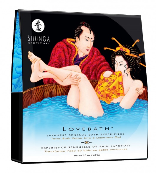 Соль для ванны Lovebath Ocean temptation, превращающая воду в гель - 650 гр. - Shunga - купить с доставкой в Северске