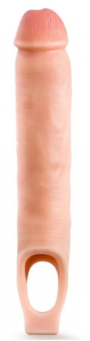 Телесная насадка-удлинитель 11.5 Inch Silicone Cock Sheath Penis Extender - 29,2 см. - Blush Novelties - в Северске купить с доставкой