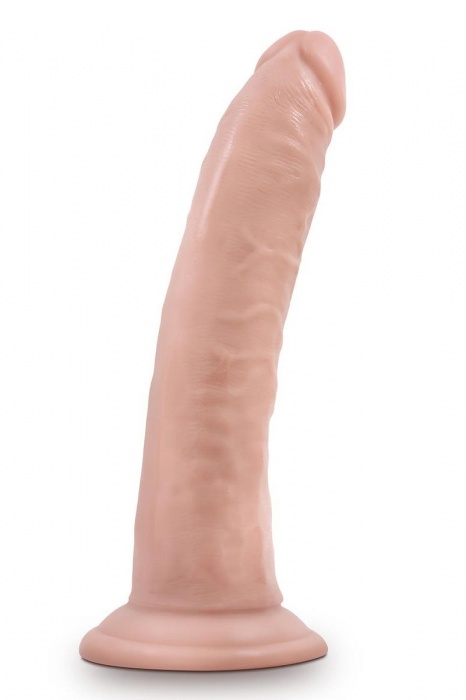 Телесный фаллоимитатор-реалистик 7 Inch Posable Dildo - 19 см. - Blush Novelties