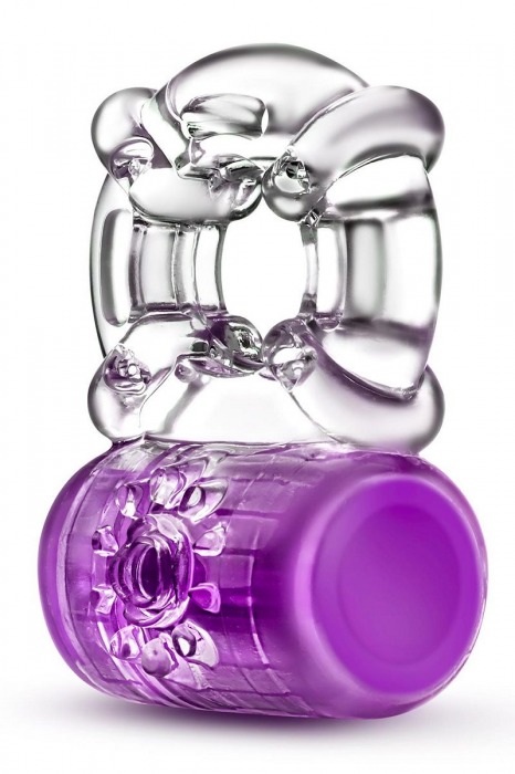 Фиолетовое эрекционное виброкольцо Pleaser Rechargeable C-Ring - Blush Novelties - в Северске купить с доставкой