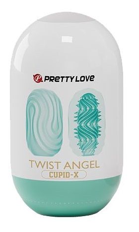 Бирюзовый мастурбатор-яйцо Twist Angel - Baile - в Северске купить с доставкой