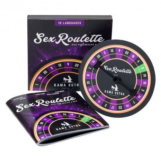 Настольная игра-рулетка Sex Roulette Kamasutra - Tease&Please - купить с доставкой в Северске