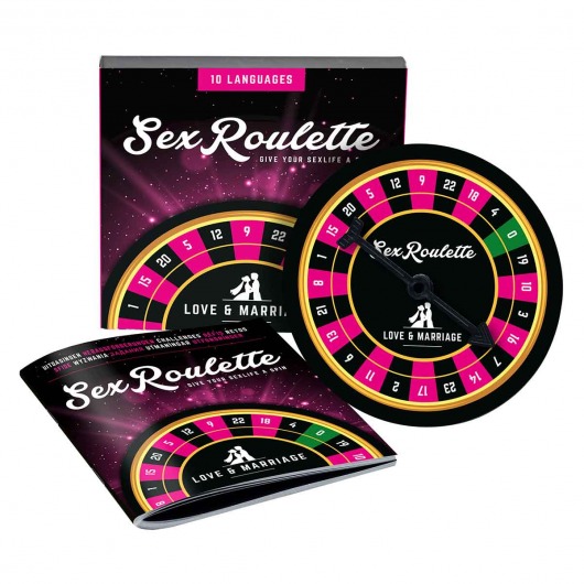 Настольная игра-рулетка Sex Roulette Love   Marriage - Tease&Please - купить с доставкой в Северске