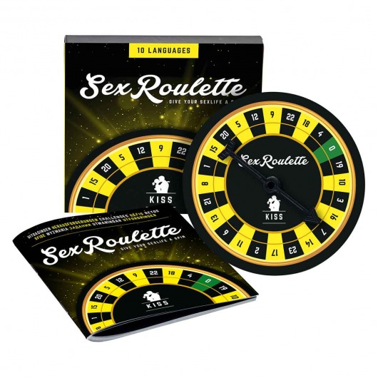 Настольная игра-рулетка Sex Roulette Kiss - Tease&Please - купить с доставкой в Северске