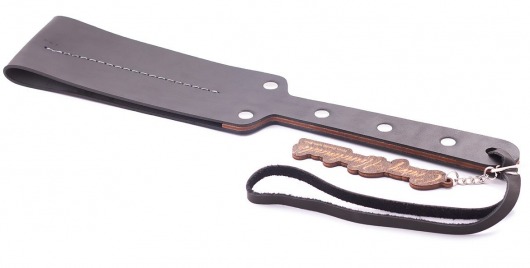 Гладкий мягкий удлиненный пэддл с заклепками - 32 см. - Crazy Handmade - купить с доставкой в Северске