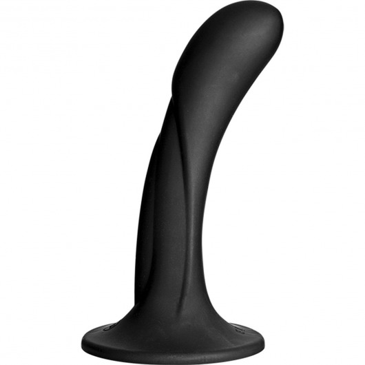 Черная изогнутая насадка Vac-U-Lock G-Spot - 16,5 см. - Doc Johnson - купить с доставкой в Северске