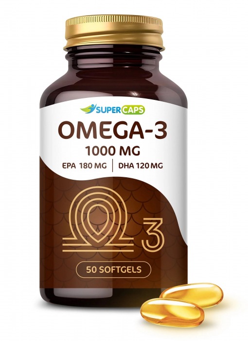 Пищевая добавка SuperCaps OMEGA-3 - 50 капсул (1000 мг) - SuperCaps - купить с доставкой в Северске