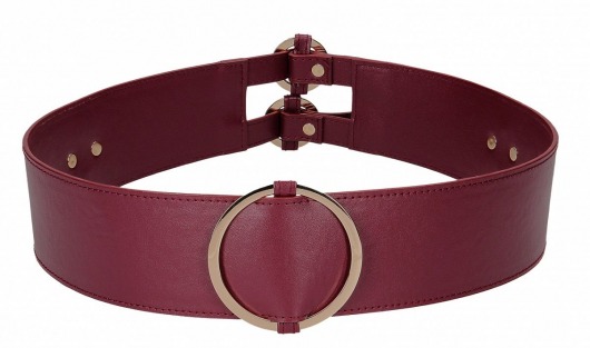 Бордовый ремень Halo Waist Belt - размер L-XL - Shots Media BV - купить с доставкой в Северске