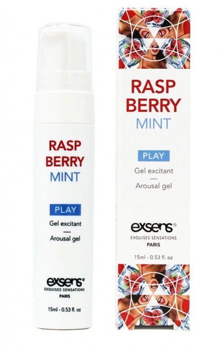 Возбуждающий гель Raspberry Mint с ароматом малины и мяты - 15 мл. - Exsens - купить с доставкой в Северске