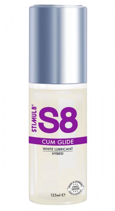 Гибридный лубрикант S8 Hybrid Cum Glide с консистенцией спермы - 125 мл. - Stimul8 - купить с доставкой в Северске