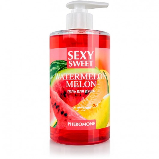 Гель для душа Sexy Sweet Watermelon Melon с ароматом арбуза, дыни и феромонами - 430 мл. -  - Магазин феромонов в Северске