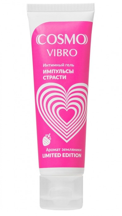 Возбуждающий гель на водно-силиконовой основе Cosmo Vibro с ароматом земляники - 50 гр. - Биоритм - купить с доставкой в Северске