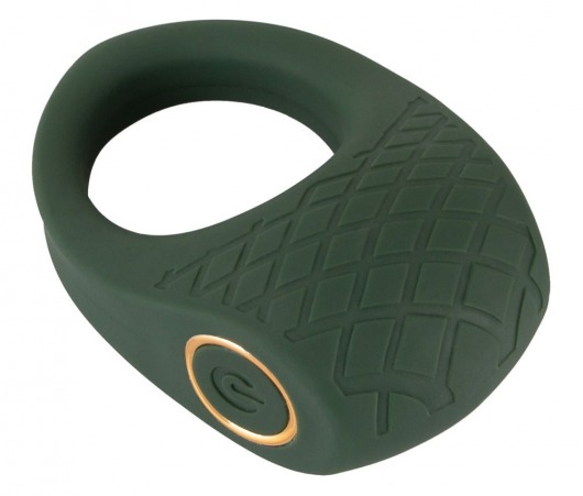 Зеленое эрекционное виброкольцо Luxurious Vibro Cock Ring - Orion - в Северске купить с доставкой