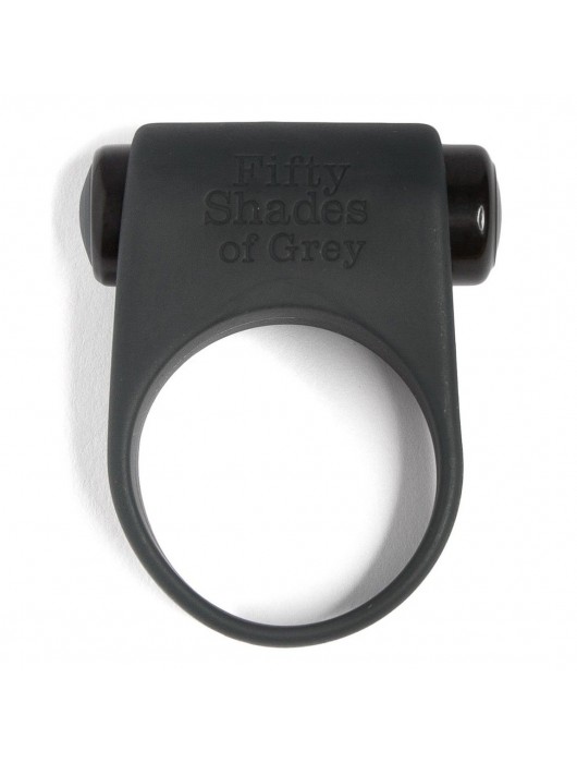 Серое эрекционное кольцо с вибрацией Feel It, Baby! - Fifty Shades of Grey - в Северске купить с доставкой