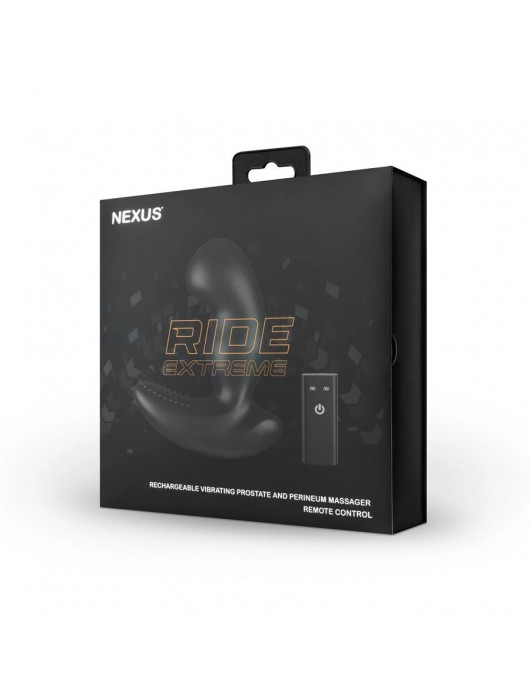 Черный вибромассажер простаты Nexus Ride Extreme - 14,1 см. - Nexus Range - в Северске купить с доставкой