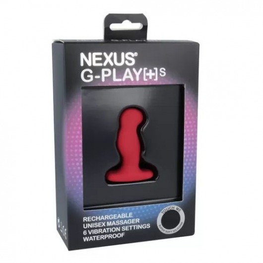 Красная вибровтулка Nexus G-Play+ S - Nexus Range - в Северске купить с доставкой