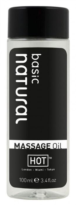 Массажное масло для тела Natural Basic - 100 мл. - HOT - купить с доставкой в Северске
