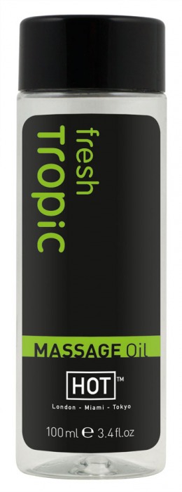 Массажное масло для тела Tropic Fresh - 100 мл. - HOT - купить с доставкой в Северске