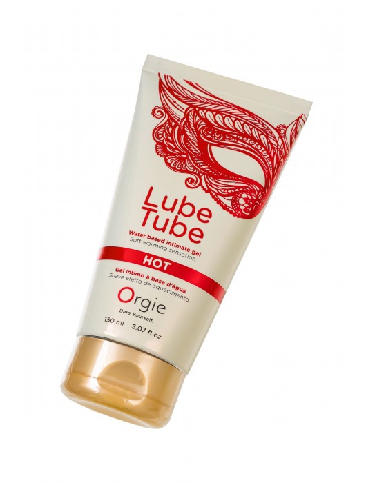 Интимный гель на водной основе Lube Tube Hot с разогревающим эффектом - 150 мл. - ORGIE - купить с доставкой в Северске