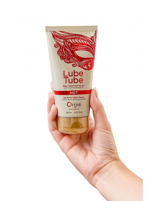 Интимный гель на водной основе Lube Tube Hot с разогревающим эффектом - 150 мл. - ORGIE - купить с доставкой в Северске