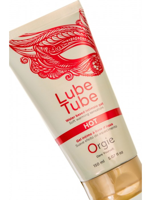 Интимный гель на водной основе Lube Tube Hot с разогревающим эффектом - 150 мл. - ORGIE - купить с доставкой в Северске