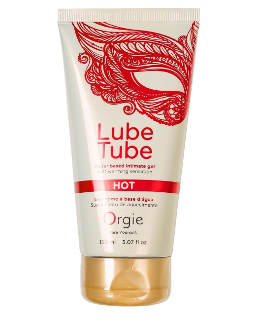 Интимный гель на водной основе Lube Tube Hot с разогревающим эффектом - 150 мл. - ORGIE - купить с доставкой в Северске