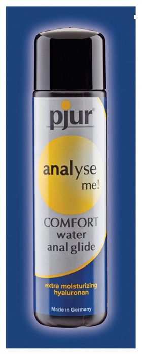 Анальный лубрикант pjur ANALYSE ME Comfort Water Anal Glide - 2 мл. - Pjur - купить с доставкой в Северске