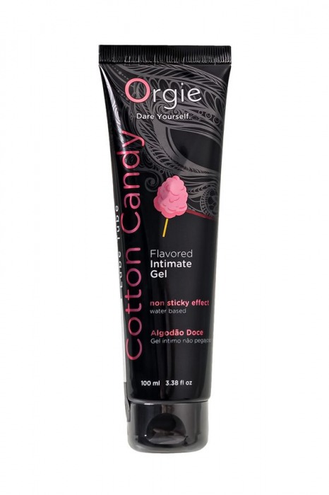 Интимный гель на водной осное Lube Tube Cotton Candy со вкусом сахарной ваты - 100 мл. - ORGIE - купить с доставкой в Северске