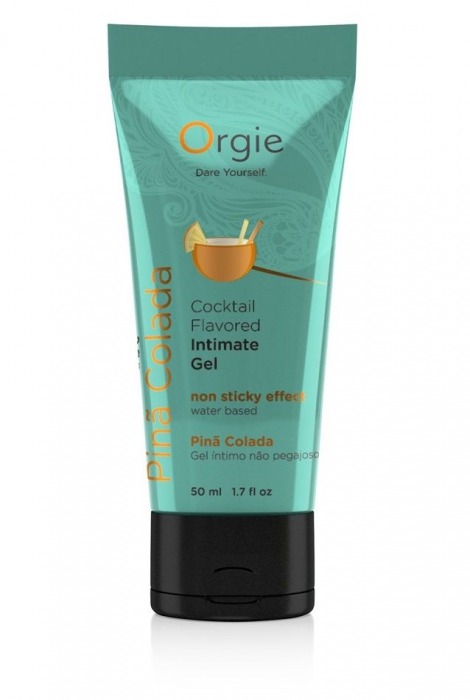 Съедобный интимный гель Orgie Lube Tube Cocktail Pina Colada - 50 мл. - ORGIE - купить с доставкой в Северске