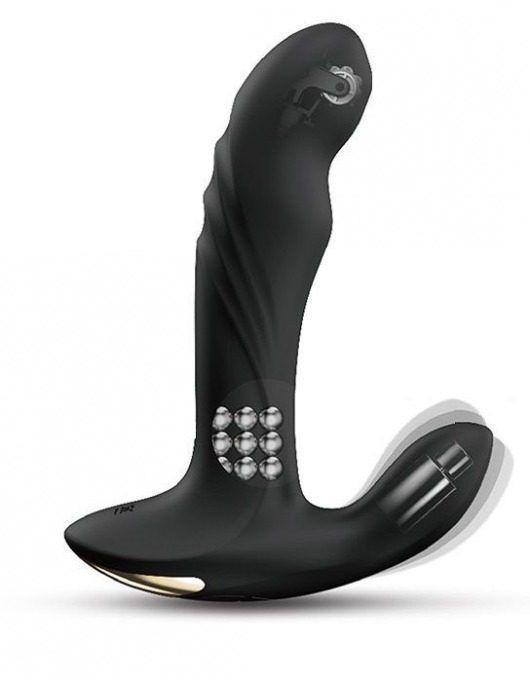 Черный вибромассажер простаты Multi P-Joy с 3 моторами - Dorcel - в Северске купить с доставкой